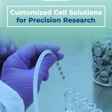 Customized Cell Solutions for Precision Research