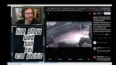 Did Kash Patel Fire FBI Agent To Cover For J6 - Pipe Bomber - Forensics Peg Capital Police - Suspect Waived At Capital Police Friend