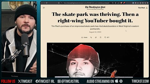 Leftists DESTROY Tim Pool's Skatepark, Threaten Him Personally, City DEMANDS Intervention