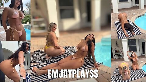 Emjayplayss And itsmiabrookes Best Curvy Hot Sexy Body PAWG Bikini Look Has Everyone Talking