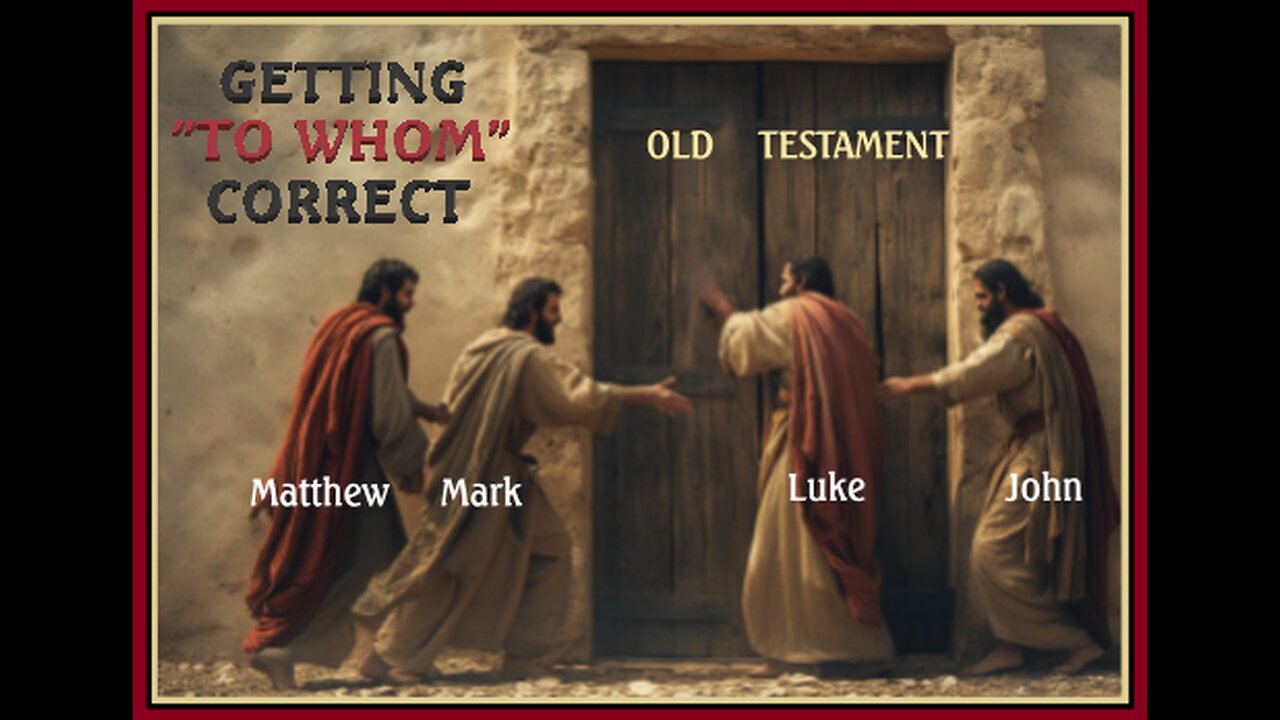 GETTING "TO WHOM" CORRECT #719 VPW