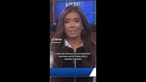 Breaking news - DOJ monitors California election 2025