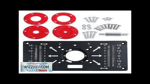 Drillpro 235x120x8mm Trimming Machine Flip Panel Woodworking Router Table Insert Plate Review