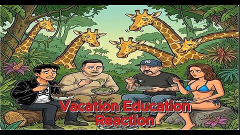 Vacation Education Reaction - Africa - Eating With The Giraffes & Mikey - 2025