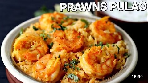 Prawns Pulao Recipe | Restaurant Style Jhinga Pulao at Home 🦐🍚 #viral #trending #lobster #prawns