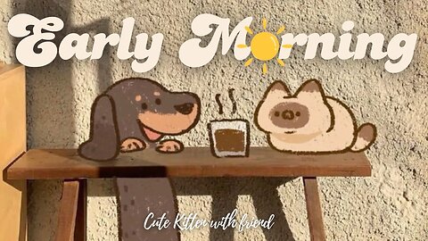 Early Morning Coffee Lofi ☀️1 Hr Song ☕lofi chill【Cute lofi music mix】 🥞 study aesthetic chill