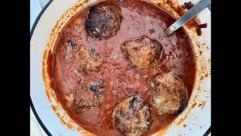Gigantic Sicilian Meatballs 🍝 Hearty, Meaty, Legendary