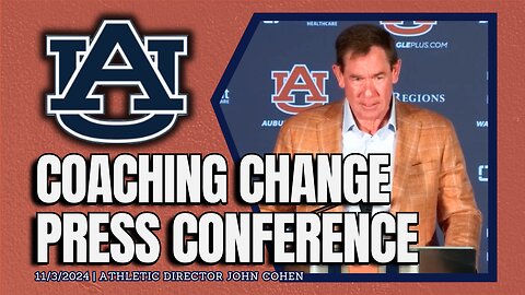 John Cohen Talks Next Auburn Football Coach | FULL PRESSER