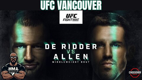 UFC Vancouver Reinier De Ridder vs Brendan Allen