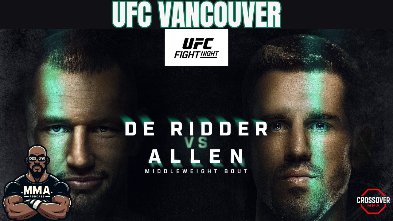 UFC Vancouver Reinier De Ridder vs Brendan Allen