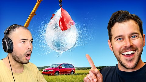 Kalkazian react How Ridiculous | Can 2 Tons of Water Crush A Car