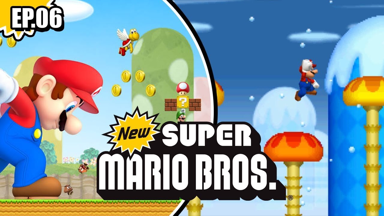 New Super Mario Bros. Ep.[06] - Bolas de neve e gelo para escorregar.