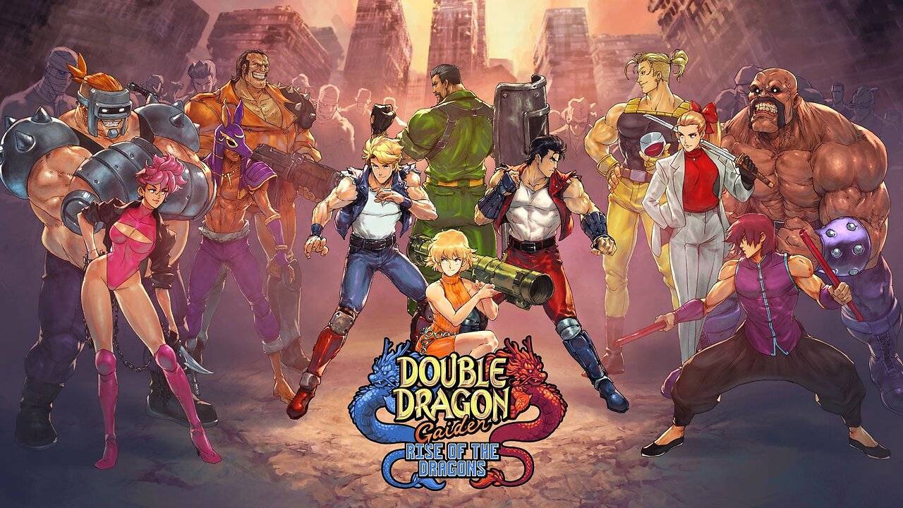 Double Dragon Gaiden Rise of the Dragons triangles sector 2-3