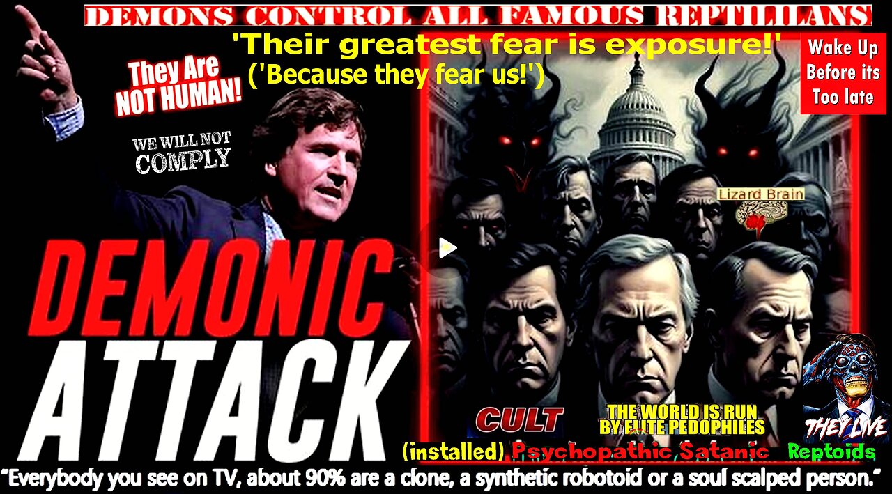 EXCLUSIVE: Tucker Carlson's Demonic Attack Becomes Top Story After MSM Attacks Him For Telling It!