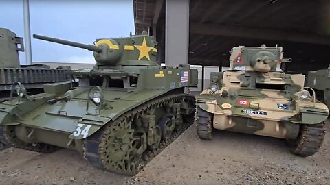 Army Tanks and Jeeps at the National Museum of Military Vehicles Outdoors