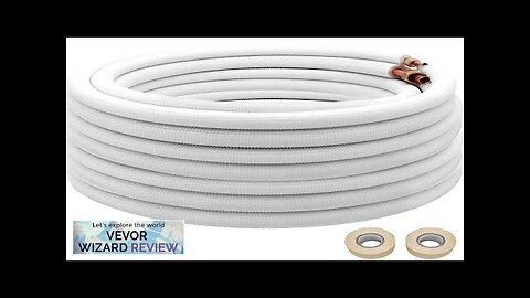 VEVOR Mini Split Copper Line Set 49.2ft Length 3/8" & 5/8" OD Review