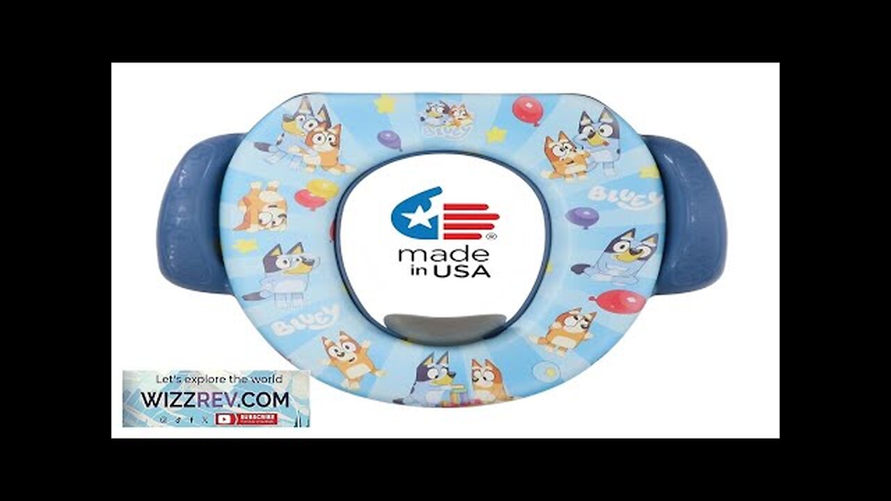 Bluey Soft Potty Seat Potty Training Toilet Seat Soft Cushion Baby Review