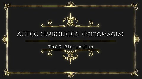 ACTOS SIMBOLICOS (Psicomagia) con Jean-Guillaume Salles.