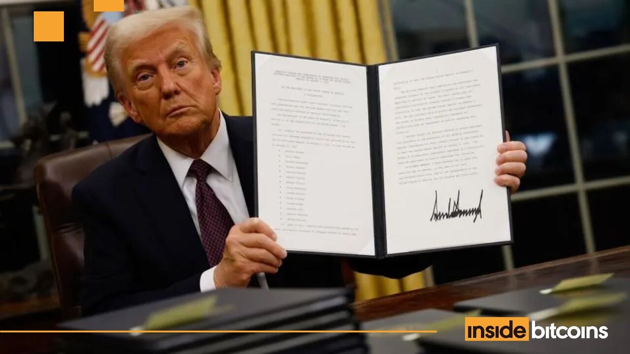 Bitcoin Tumbles As Trump Executive Order For Strategic Bitcoin Reserve