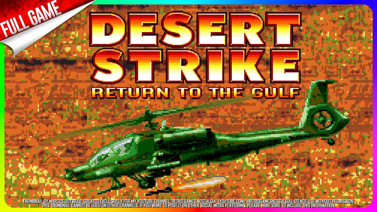 Desert Strike: Return to the Gulf (SNES - US) Longplay