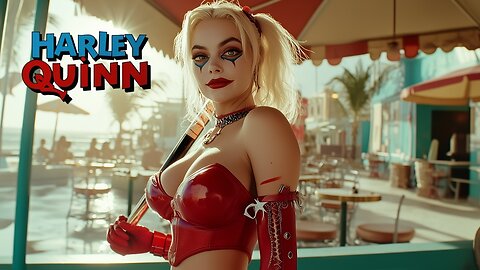 Harley Quinn, Batman & Joker : 1950's Super Panavision 70 