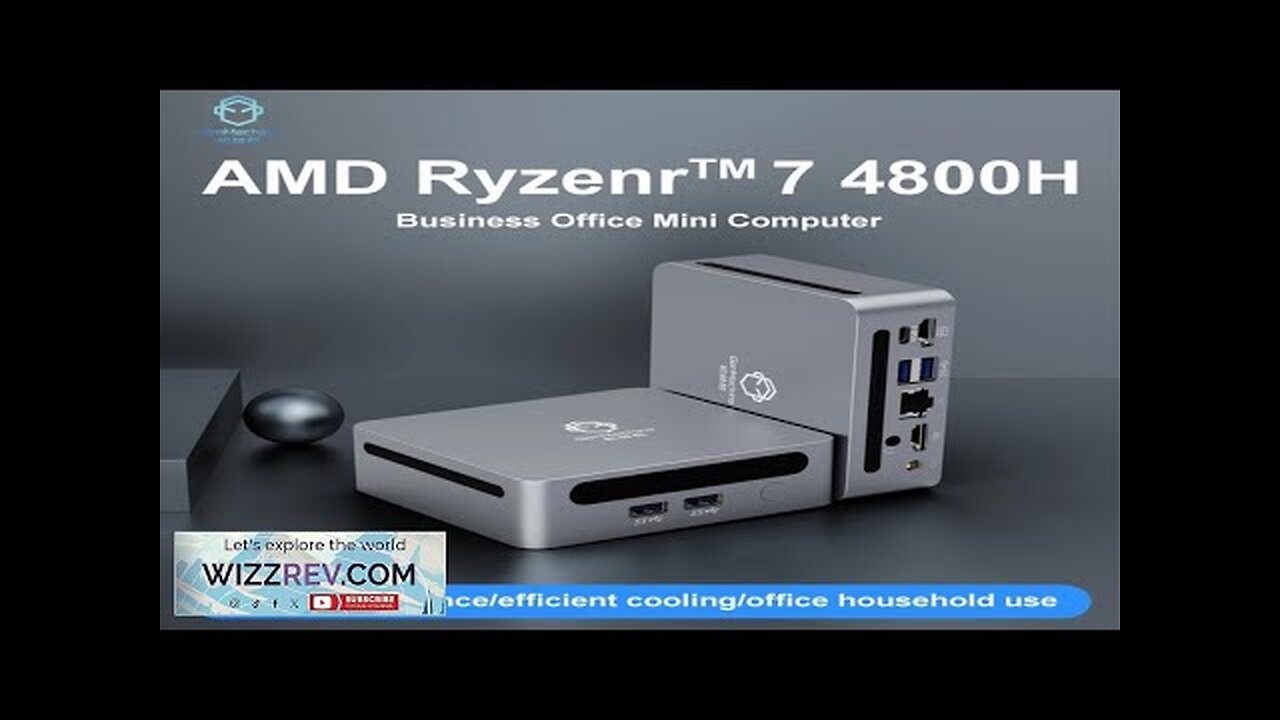 GenMachine New AMD Ryzen 7 4800H Windows 10/11 MINI PC DDR4 MAX Review