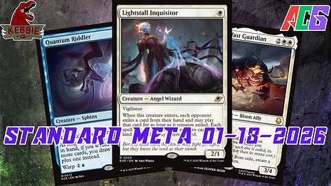 Watching The Standard Meta 01-12-26 to 01-18-26 | Magic the Gathering | MTG Metagame Analysis