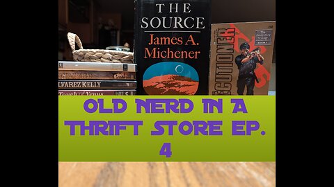 OLD NERD IN A THRIFT STORE ep. 4 - DVDs and BOOKS from GOODWILL