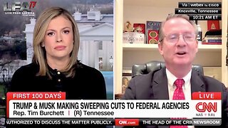 BURCHETT EXPLAINS TO HOST WHY CNN #'S ARE IN THE TANK