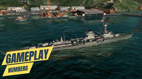 [ GAMEPLAY ] - Warships Blitz - KAPAL GERMAN - NUMBERG - MENANG