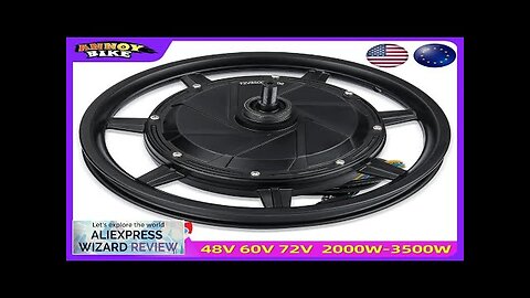 14 inch Electric Bicycle Hub Motor Wheel 48V 60V 72V 1500W-3500W 120KM/H Review