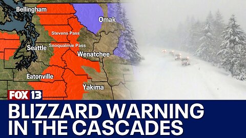 Blizzard Conditions Cascades & Olympics With Flooding In The Lower Elevations - Quake Swarm In Cali!