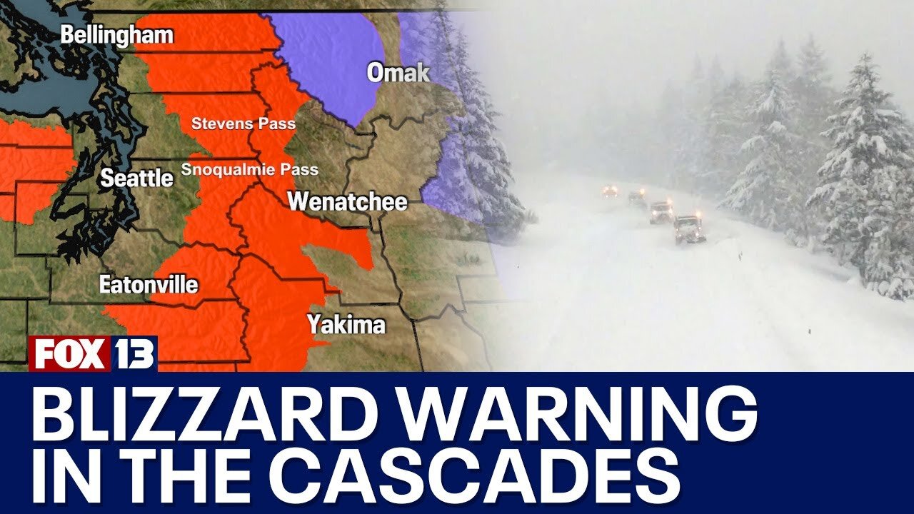 Blizzard Conditions Cascades & Olympics With Flooding In The Lower Elevations - Quake Swarm In Cali!