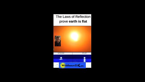 Flat earth and the laws of reflection
