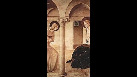 First Joyinl Mystery of the Holly Rosary: The Annunciation