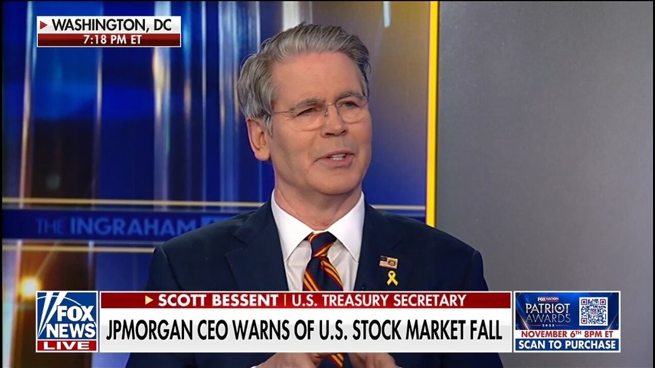 Treasury Secretary Responds To Chase CEO About A Stock Market Fall