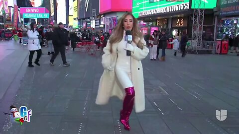 Christmas Is Coming So Gelena Brought Out Her Mrs Claus Boots