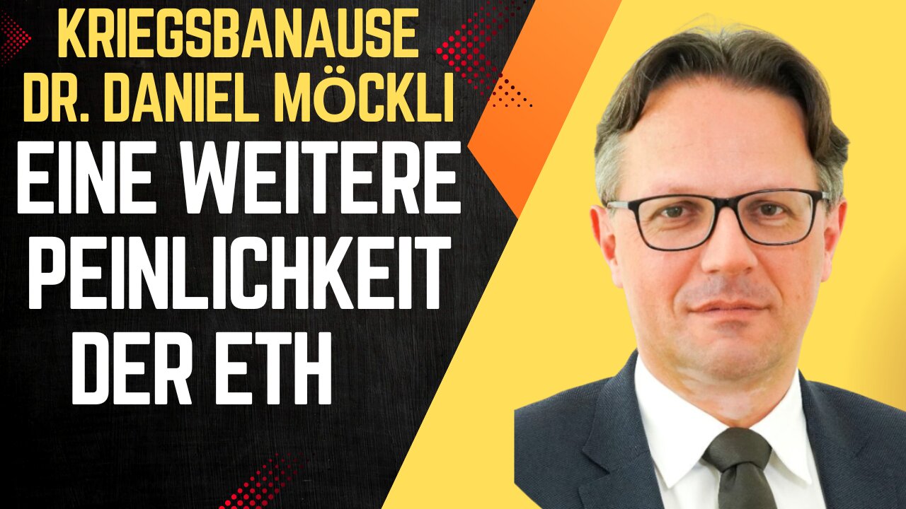 Sicherheitsbanause Dr. Daniel Möckli: Eine weitere fleischgewordene Peinlichkeit der ETH