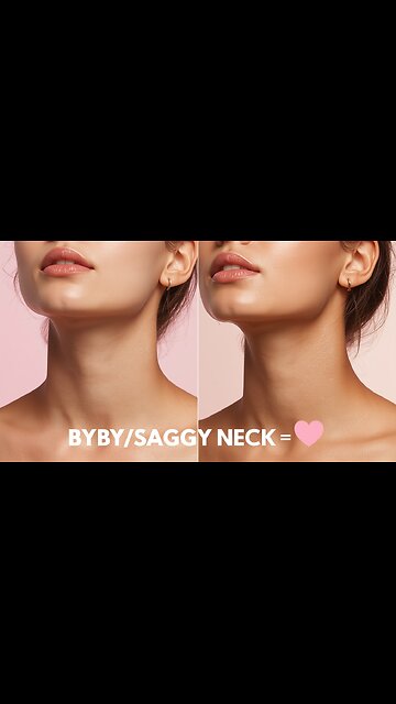 Bye bye saggy neck #skin #skincare #exercise #face #mewing