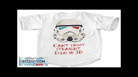 Star Wars Storm Trooper Can’t Shoot Straight White Baseball Shirt Review