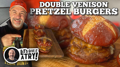 Double Venison Pretzel Burgers | Blackstone Griddles