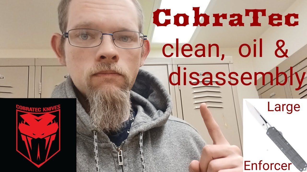 How To: clean, oil and disassemble your CobraTec OTF automatic knife