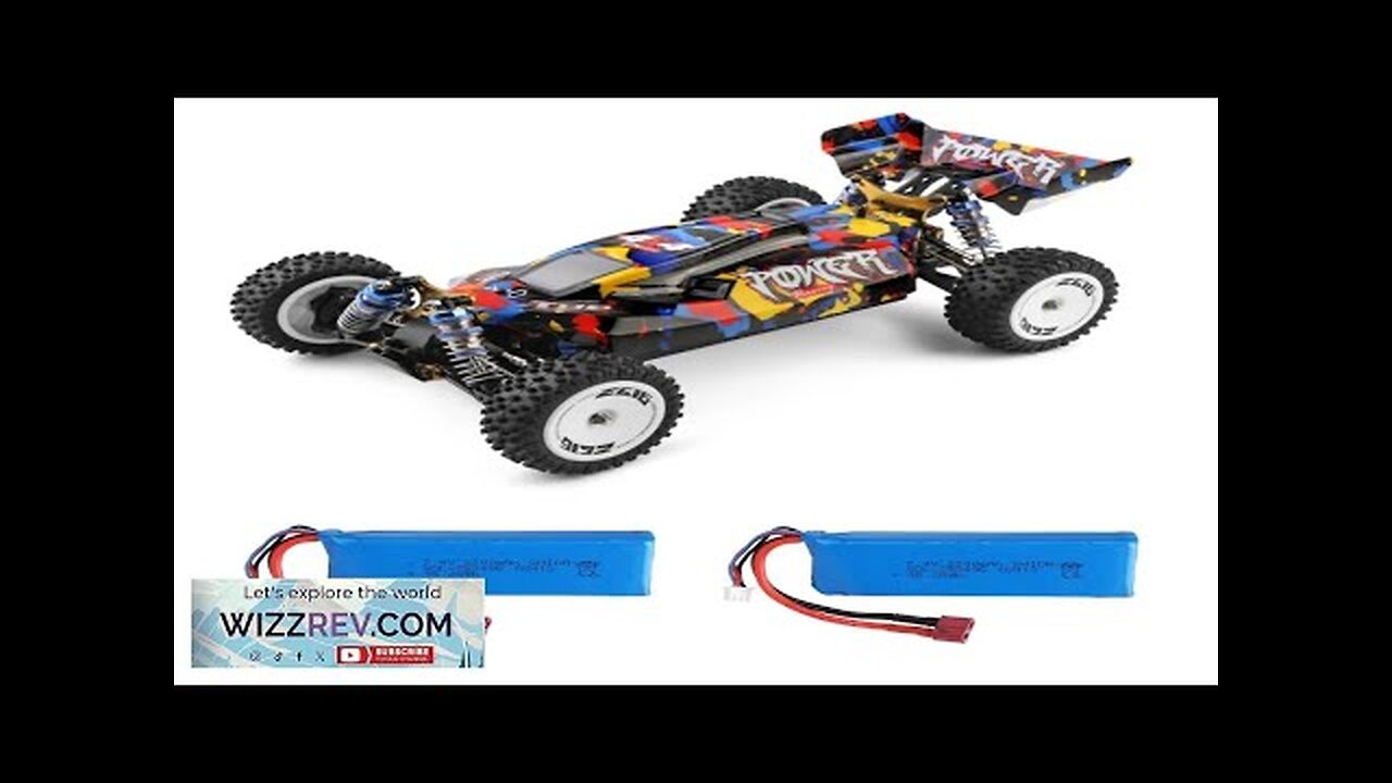 Wltoys 124007 Several Battery 1/12 2.4G 4WD Brushless RC Car 75km/h Off-Road Review