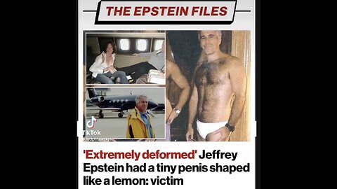 JEFFRY EPSTEIN & HIS AMAZING MICRO PENIS