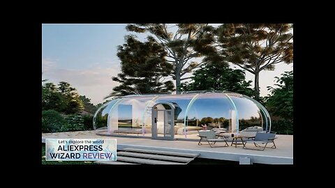 Lucidomes 4x7M Outdoor Air Bubble Camping Clear Hotel Dome Tent Transparent Igloo Review