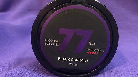 77 Blackcurrant Nicotine Pouches Review