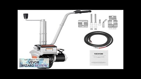 VEVOR Electric Trailer Dolly 5000lbs Towing Capacity 350W 12V Trailer Jockey Wheel Review