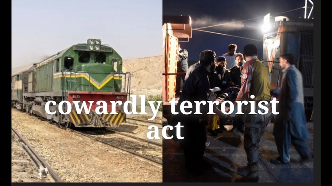 Train hijacking incident in Pakistan and coverage of the news by Indian and western media