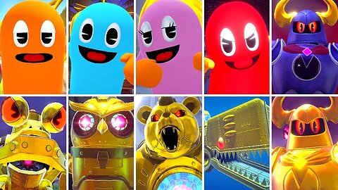 Pac-Man World 2 Re-Pac - All Gold Boss Transformations