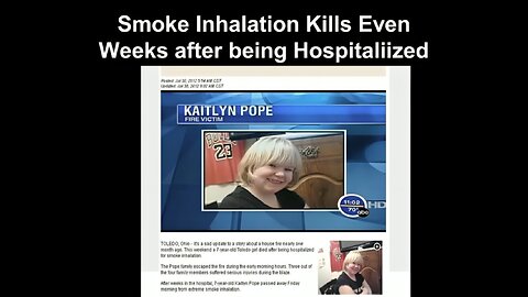 SMOKE INHALATION - YOUR LIFE DEPENDS ON IT